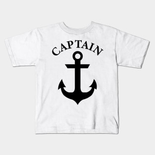 I'm The Captain with Anchor Kids T-Shirt